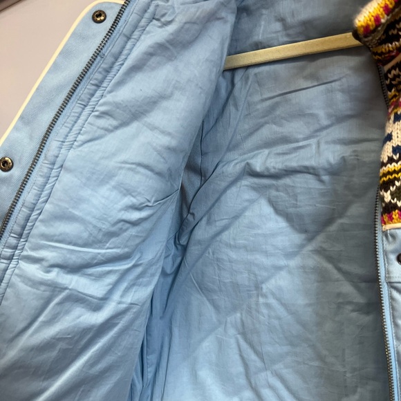 Hunter Bell Blue Quilted Vest with Multicolor Pattern - Picture 11 of 13